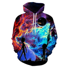 Load image into Gallery viewer, Rick and Morty Hoodies By jml2 Art 3D Unisex Sweatshirt Men Brand Hoodie Comic Casual Tracksuit Pullover DropShip Streetwear