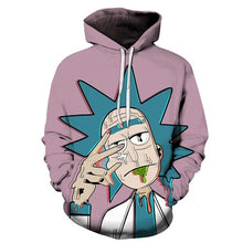 Load image into Gallery viewer, Rick and Morty Hoodies By jml2 Art 3D Unisex Sweatshirt Men Brand Hoodie Comic Casual Tracksuit Pullover DropShip Streetwear