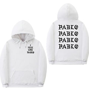 I Feel Like Paul Pablo Kanye West sweat homme hoodies men Sweatshirt Hoodies Hip Hop Streetwear Hoody pablo hoodie