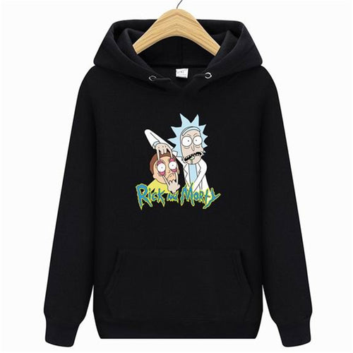 2019 new Rick Morty hoodie men's skateboard Rick Morty cotton hooded sweatshirt men's and women's hooded pullover