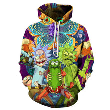 Load image into Gallery viewer, Rick and Morty Hoodies By jml2 Art 3D Unisex Sweatshirt Men Brand Hoodie Comic Casual Tracksuit Pullover DropShip Streetwear