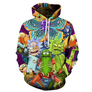 Rick and Morty Hoodies By jml2 Art 3D Unisex Sweatshirt Men Brand Hoodie Comic Casual Tracksuit Pullover DropShip Streetwear